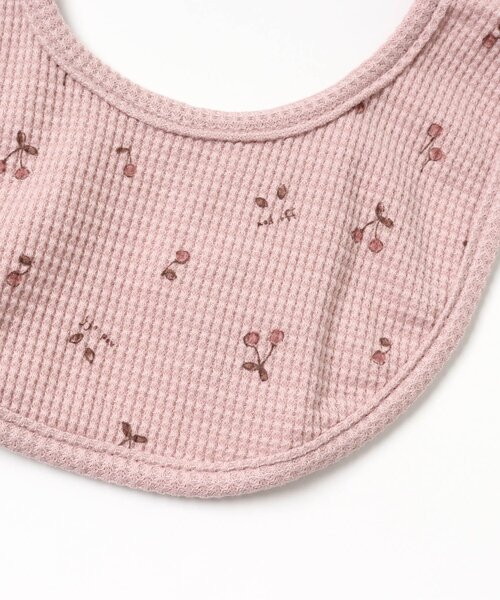 apres les cours（アプレレクール）の「スイーツ・さくらんぼ柄スタイ（スタイ/よだれかけ・キッズ・ピンク/キナリ・90）」の12枚目の写真