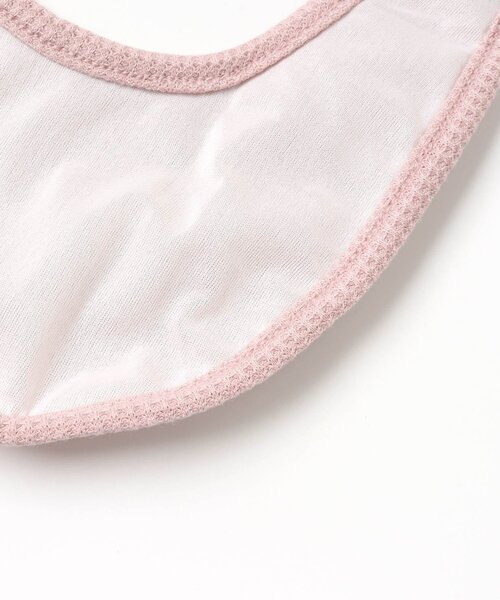 apres les cours（アプレレクール）の「スイーツ・さくらんぼ柄スタイ（スタイ/よだれかけ・キッズ・ピンク/キナリ・90）」の10枚目の写真