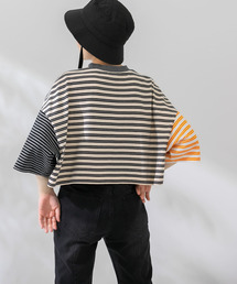 KBF | マルチパターンボーダーカットソー(Tシャツ/カットソー)