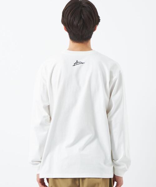 Manhattan Portage(マンハッタンポーテージ)の「【別注】<Manhattan Portage×GLR> ロゴ プリント 長袖 カットソー ロンT(Tシャツ/カットソー・メンズ・ホワイト/ダークグリーン・S/M/L)」の8枚目の写真
