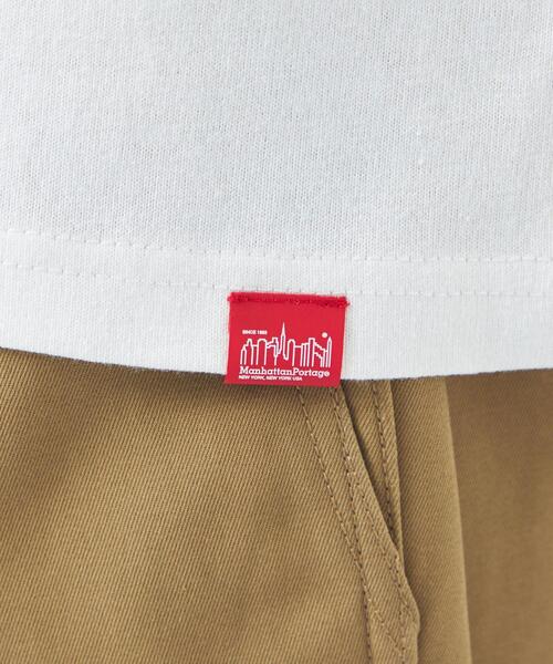 Manhattan Portage(マンハッタンポーテージ)の「【別注】<Manhattan Portage×GLR> ロゴ プリント 長袖 カットソー ロンT(Tシャツ/カットソー・メンズ・ホワイト/ダークグリーン・S/M/L)」の12枚目の写真