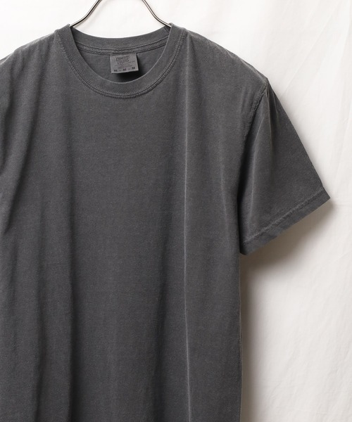 comfort colors(コンフォートカラーズ)の「★COMFORT COLORS★6.1oz ガーメントダイTシャツ(Tシャツ/カットソー・レディース・スミクロ/ホワイト/マスタード/ブルー系/ブルー系2/グリーン系/ターコイズブルー系・MEDIUM/X-LARGE/LARGE)」の2枚目の写真