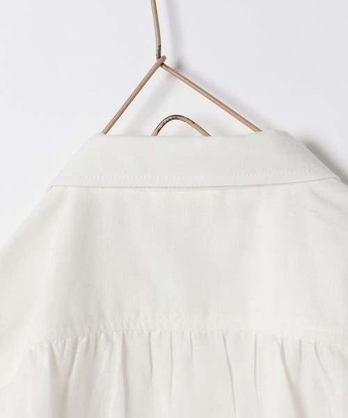 LOWRYS FARM(ローリーズファーム)の「YUMASUDA刺繍シャツ 126915(シャツ/ブラウス・キッズ・オフホワイト/ブラウン・110cm/120cm/130cm/140cm/150cm)」の6枚目の写真