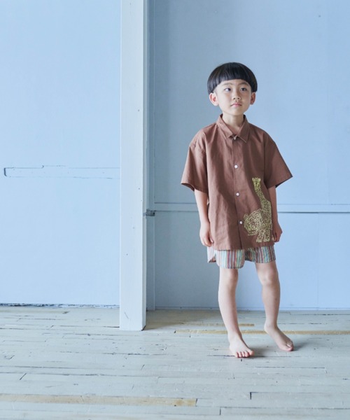 LOWRYS FARM(ローリーズファーム)の「YUMASUDA刺繍シャツ 126915(シャツ/ブラウス・キッズ・オフホワイト/ブラウン・110cm/120cm/130cm/140cm/150cm)」の18枚目の写真