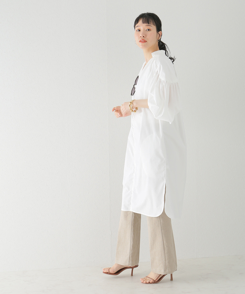 plage(プラージュ)の「【SHAINA MOTE/シャイナモート】BRAGA ワンピース(ワンピース・レディース・ホワイト・FREE)」の3枚目の写真