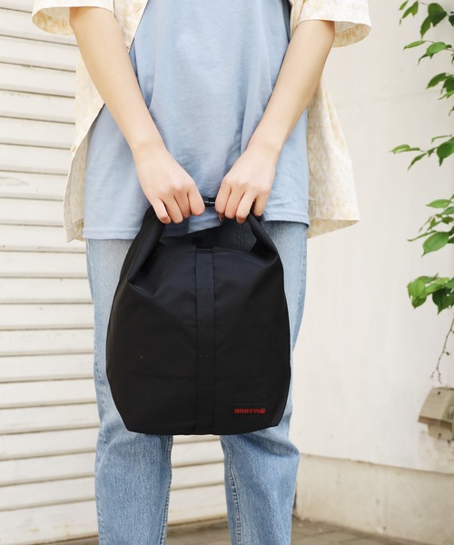 BRIEFING（ブリーフィング）の「BRIEFING GOLF/ブリーフィングゴルフ WANDER M ハンドバック トートバック マチ付き（ハンドバッグ・メンズ・カーキ/ブラック・FREE）」の19枚目の写真