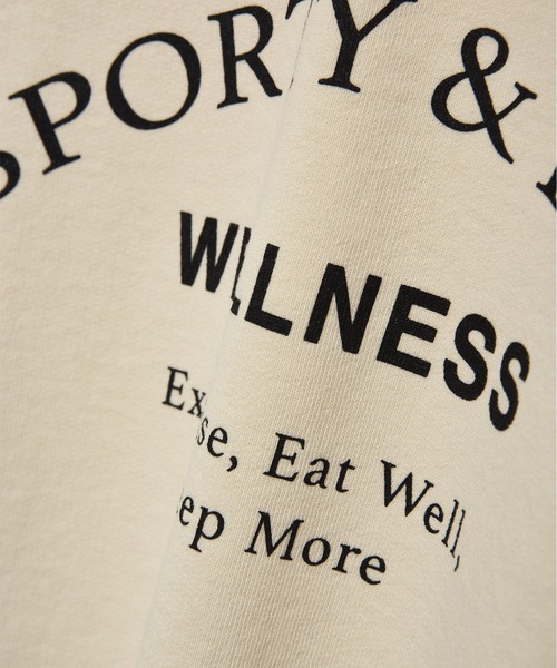 SPORTY&RICH（スポーティアンドリッチ）の「SPORTY&RICH (スポーティアンドリッチ) WELLNESS STUDIO CREWNECK（スウェット・レディース・クリーム・M/XL/L/S/XS）」の6枚目の写真