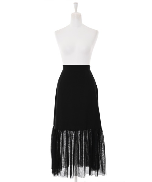 Narcissus（ナルシス）の「【Narcissus】チュールマーメイドスカート（スカート・レディース・ブラック/グリーン・FREE）」の13枚目の写真