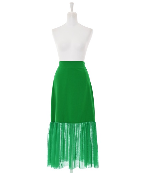 Narcissus（ナルシス）の「【Narcissus】チュールマーメイドスカート（スカート・レディース・ブラック/グリーン・FREE）」の6枚目の写真