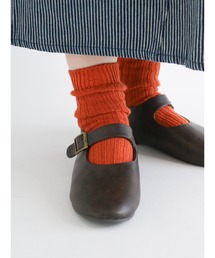 Samansa Mos2 | プレーンリブソックス(ソックス/靴下)