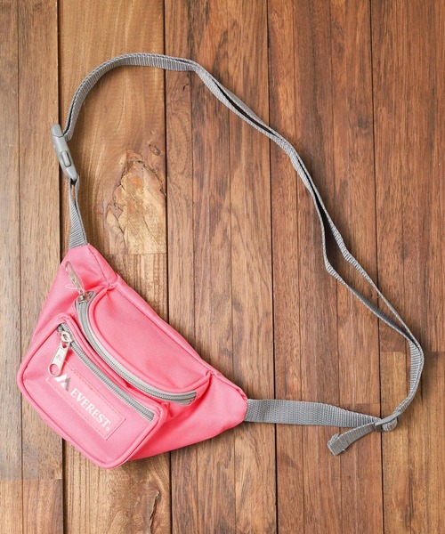 EVEREST（エベレスト）の「『EVEREST』Signature waist pack（ボディバッグ/ウエストポーチ・キッズ・ブラック/ネイビー/ライトグリーン/ダークパープル/ローズ・FREE）」の17枚目の写真