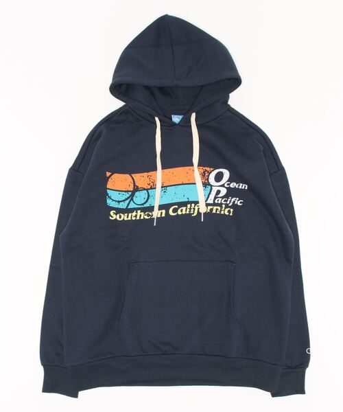 Ocean Pacific（オーシャンパシフィック）の「Ocean Pacific オーシャンパシフィック パーカー スウェット トップス メンズ ユニセックス スウェットパーカー フーディ（パーカー・メンズ・ホワイト/チャコールグレー/ネイビー/ピンク/ヘザーグレー・XL/L/M）」の7枚目の写真