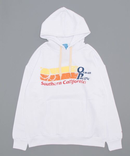 Ocean Pacific（オーシャンパシフィック）の「Ocean Pacific オーシャンパシフィック パーカー スウェット トップス メンズ ユニセックス スウェットパーカー フーディ（パーカー・メンズ・ホワイト/チャコールグレー/ネイビー/ピンク/ヘザーグレー・XL/L/M）」の10枚目の写真