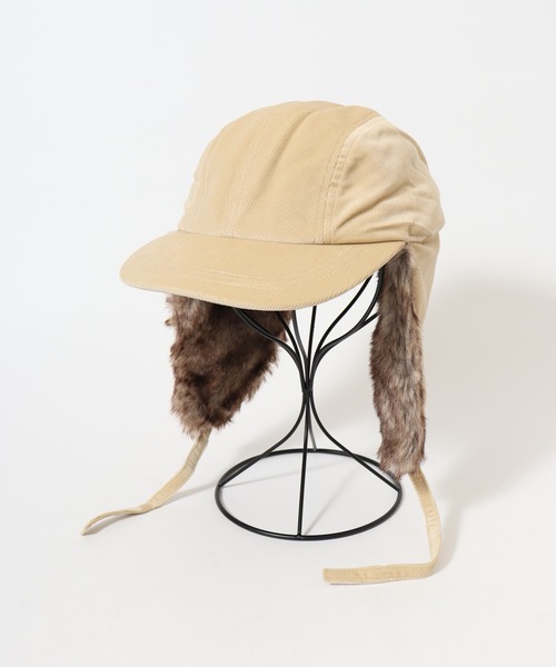 Sense of Grace（センスオブグレース）の「FLIGHT CAP エコファー使い コーデュロイ フライトキャップ（キャップ・メンズ・アイボリー/ブラウン/ベージュ/ブラック・FREE）」の7枚目の写真