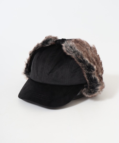 Sense of Grace（センスオブグレース）の「FLIGHT CAP エコファー使い コーデュロイ フライトキャップ（キャップ・メンズ・アイボリー/ブラウン/ベージュ/ブラック・FREE）」の20枚目の写真