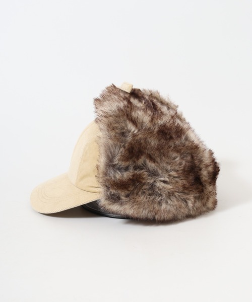 Sense of Grace（センスオブグレース）の「FLIGHT CAP エコファー使い コーデュロイ フライトキャップ（キャップ・メンズ・アイボリー/ブラウン/ベージュ/ブラック・FREE）」の15枚目の写真