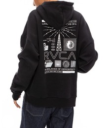 RVCA メンズ WHITE NOISE HOODIE パーカー【2022年秋冬モデル】/ルーカプルオーバーパーカー