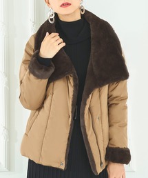 RUIRUE BOUTIQUE（ルイルエブティック）の「ライニングファー中綿ジャケット（ダウンジャケット/コート）」