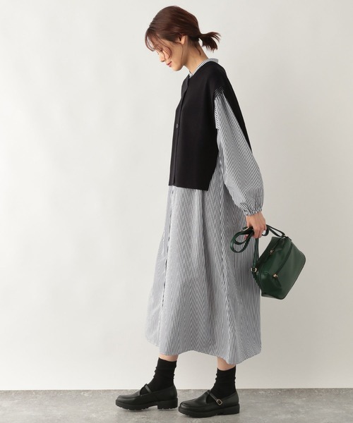 GLOBAL WORK（グローバルワーク）の「2WAYベスト＊シャツワンピース