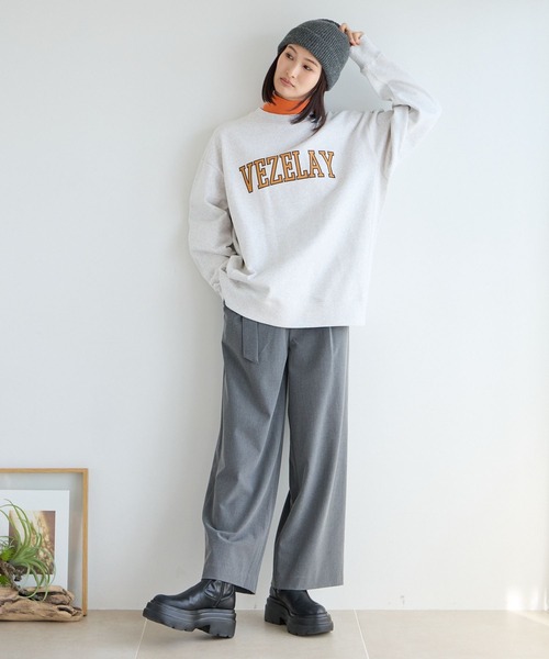 LOWRYS FARM（ローリーズファーム）の「フライスカラータートル　345977（Tシャツ/カットソー・レディース・ブラック/ホワイト/オレンジ/グリーン/ブラウン/オレンジ系その他/ブラック系その他/ホワイト系その他/ブルー/イエロー・FREE）」の21枚目の写真