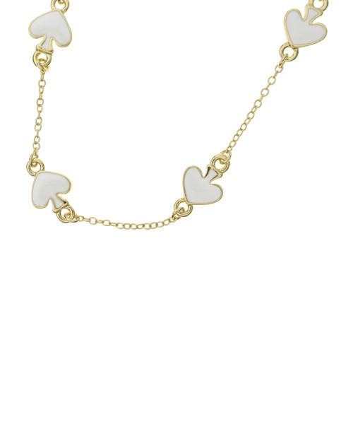 kate spade new york(ケイトスペード ニューヨーク)の「スペードネックレス(ネックレス・レディース・ホワイト・-)」の2枚目の写真