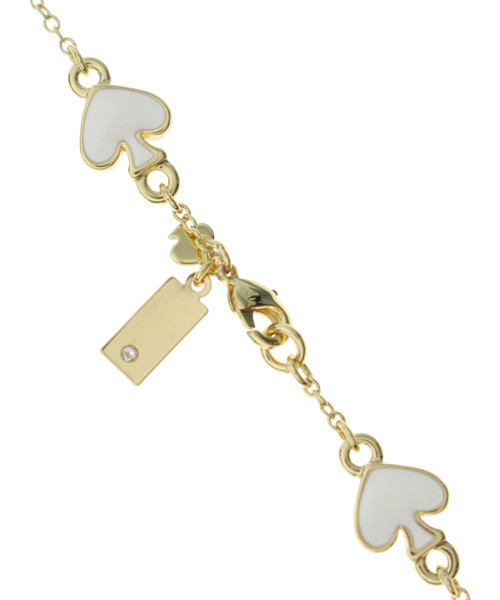 kate spade new york(ケイトスペード ニューヨーク)の「スペードネックレス(ネックレス・レディース・ホワイト・-)」の5枚目の写真