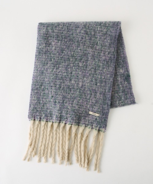 mystic(ミスティック)の「MIX BIGストール(マフラー・レディース・イエロー/パープル・ONE SIZE)」の14枚目の写真