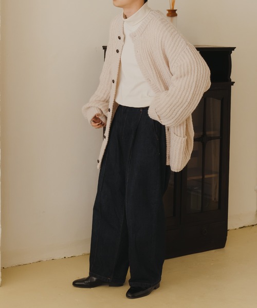 セール】モヘアライクルーズニットカーディガン（カーディガン/ボレロ