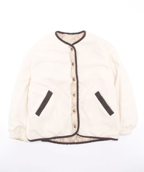 Samansa Mos2（サマンサ モスモス）の「リバーシブルフリースブルゾン（ブルゾン・レディース・ベージュ/カーキ/チャコール/キナリ・ﾌﾘ-）」の20枚目の写真