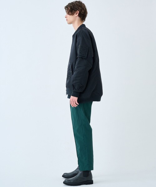 CITY TOKYO（シティトウキョウ）の「【洗える/保温】ソロテックスMA-1 /オーバーサイズ（ナイロンジャケット・メンズ・ベージュ/ブラック/ダークグリーン/タン・1/2）」の7枚目の写真