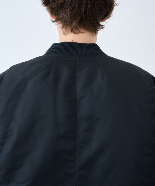 CITY TOKYO（シティトウキョウ）の「【洗える/保温】ソロテックスMA-1 /オーバーサイズ（ナイロンジャケット・メンズ・ベージュ/ブラック/ダークグリーン/タン・1/2）」の14枚目の写真