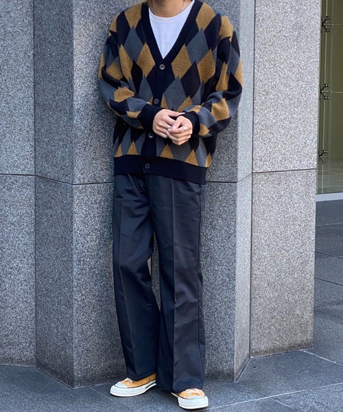 kutir（クティール）の「ワイドフレアパンツ（スラックス・メンズ・ブルー/ブラック・SMALL/MEDIUM/LARGE）」の4枚目の写真