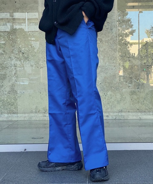 kutir（クティール）の「ワイドフレアパンツ（スラックス・メンズ・ブルー/ブラック・SMALL/MEDIUM/LARGE）」の22枚目の写真