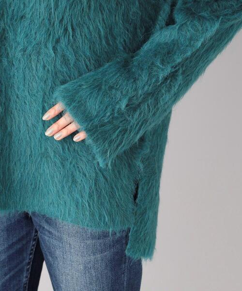 【TORRAZZODONNA】リバーシブルフェザーヤーンVネックトップス