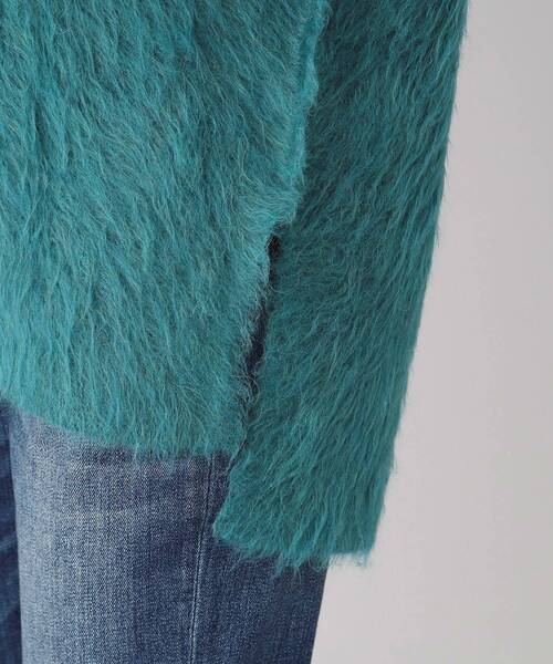 【TORRAZZODONNA】リバーシブルフェザーヤーンVネックトップス