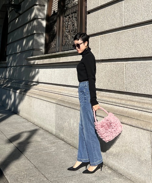 JENNE(ジェンヌ)の「センタープレス JENNEデニムパンツ(デニムパンツ・レディース・ブルー・SMALL/MEDIUM/LARGE/X-SMALL)」の12枚目の写真