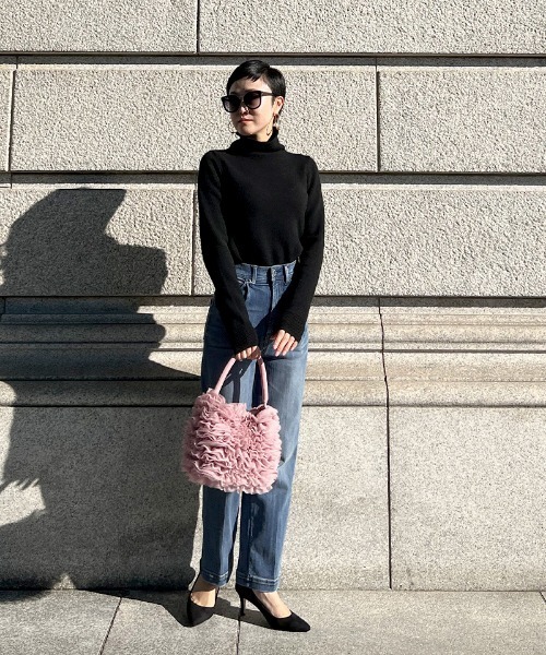 JENNE(ジェンヌ)の「センタープレス JENNEデニムパンツ(デニムパンツ・レディース・ブルー・SMALL/MEDIUM/LARGE/X-SMALL)」の13枚目の写真