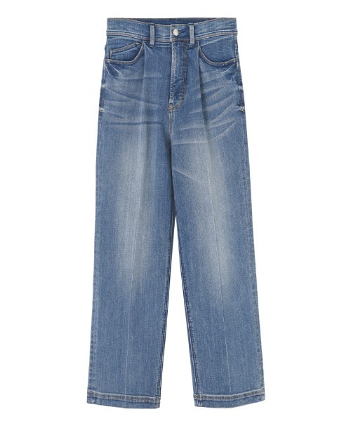 JENNE(ジェンヌ)の「センタープレス JENNEデニムパンツ(デニムパンツ・レディース・ブルー・SMALL/MEDIUM/LARGE/X-SMALL)」の14枚目の写真
