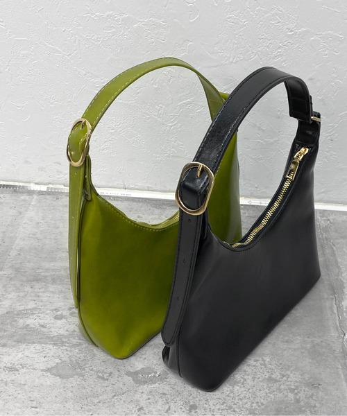 LVEU.（ラブユ.）の「【ZOZOTOWN限定】Enamel hand bag / エナメルハンドバッグ（ハンドバッグ・レディース・ライトグリーン/ブラック・FREE）」の21枚目の写真