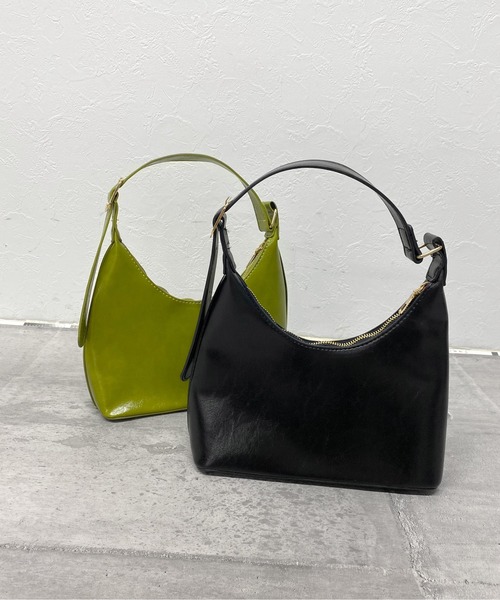 LVEU.（ラブユ.）の「【ZOZOTOWN限定】Enamel hand bag / エナメルハンドバッグ（ハンドバッグ・レディース・ライトグリーン/ブラック・FREE）」の22枚目の写真