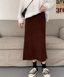 2WAYスリットニットスカート