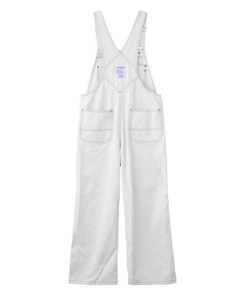 MILKFED.(ミルクフェド)の「DENIM OVERALLS(サロペット/オーバーオール・レディース・オフホワイト/ブラック/ライトインディゴブルー・S/M)」の18枚目の写真