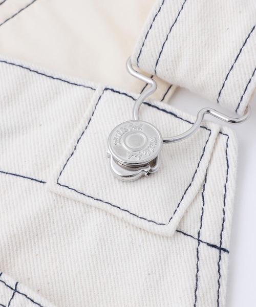 MILKFED.(ミルクフェド)の「DENIM OVERALLS(サロペット/オーバーオール・レディース・オフホワイト/ブラック/ライトインディゴブルー・S/M)」の15枚目の写真