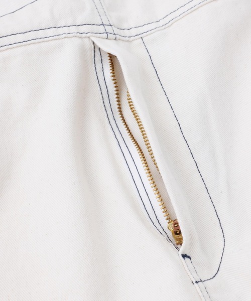 MILKFED.(ミルクフェド)の「DENIM OVERALLS(サロペット/オーバーオール・レディース・オフホワイト/ブラック/ライトインディゴブルー・S/M)」の8枚目の写真