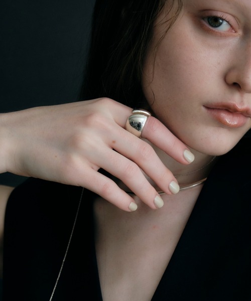 【セール】【金属アレルギー対応】Soil volume ring （ボリュームリング）/ニッケルフリーメッキ（リング）｜loni（ロニ）