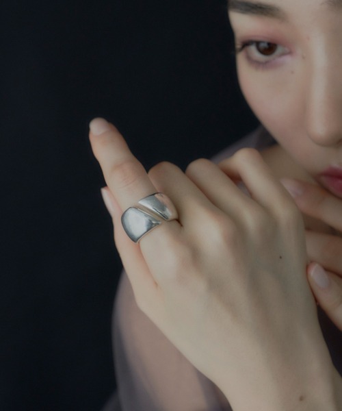 【セール】【金属アレルギー対応】Soil volume ring （ボリュームリング）/ニッケルフリーメッキ（リング）｜loni（ロニ）