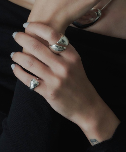 【セール】【金属アレルギー対応】Soil volume ring （ボリュームリング）/ニッケルフリーメッキ（リング）｜loni（ロニ）