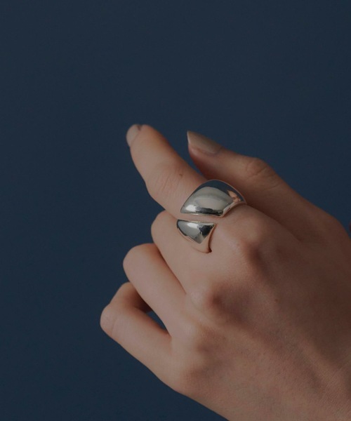 【セール】【金属アレルギー対応】Soil volume ring （ボリュームリング）/ニッケルフリーメッキ（リング）｜loni（ロニ）