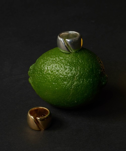 【セール】【金属アレルギー対応】Soil volume ring （ボリュームリング）/ニッケルフリーメッキ（リング）｜loni（ロニ）