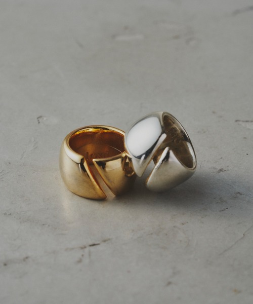 【セール】【金属アレルギー対応】Soil volume ring （ボリュームリング）/ニッケルフリーメッキ（リング）｜loni（ロニ）
